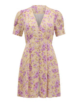 Saffron Printed Mini Sun Dress Forever New