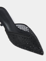 Danica Diamante Mesh Mule Heel Forever New