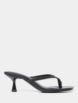 Teagan Toe Thong Heel Black Forever New