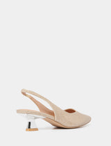 Sage Shaped Heel Dorsay Slingback Forever New