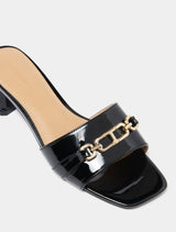 Lauren Bit Trim Mule Heel Forever New