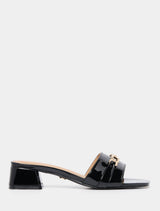 Lauren Bit Trim Mule Heel Black Forever New