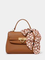 Amilia Lock Top Handle Bag 0 Tan Forever New