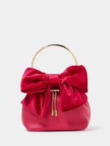 Magnolia Ring Handle Clutch 0 Pink Forever New