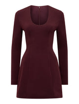 Ruby Long Sleeve Structured Mini Dress Forever New