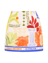 Christa Printed Mini Skirt
