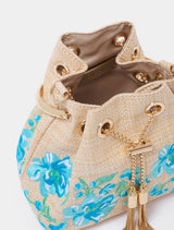 Tallulah Flower Metal Handle Clutch Forever New