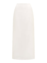 Maggie Petite Linen Column Maxi Skirt Forever New