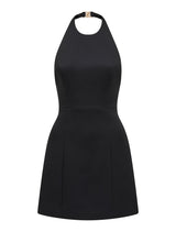 Lola Backless Halter Mini Dress Forever New
