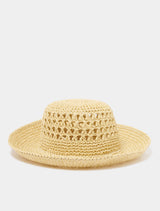 Hayley Bucket Hat 0 Natural Forever New