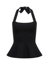 Delilah Halter Neck Peplum Top Forever New