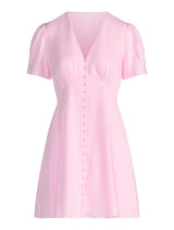 Saffron Linen Mini Dress Forever New