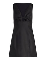 Indigo Knot Front Mini Dress Forever New