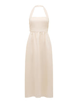 Tilda Halter Linen Midi Dress Forever New