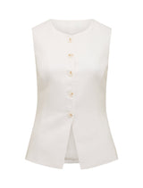 Saylor Linen Waistcoat Forever New