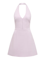 Ricki Halter Hook And Eye Mini Dress Forever New