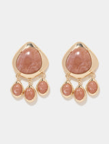 Signature Leia Stone Drop Earrings 0 Amber Gold Forever New