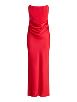 Isra Drape Strapless Maxi Dress Forever New