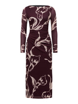 Ally Petite Long Sleeve Midi Dress Forever New