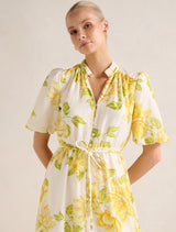 Macey Printed Midi Dress