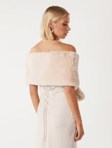Laura Faux Fur Wrap Forever New