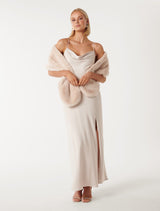 Laura Faux Fur Wrap Forever New