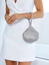 Lea Diamante Pouch Clutch Forever New