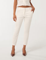 Grace 7/8th Slim Pants Porcelain Forever New