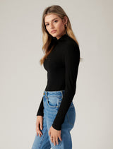 Winona Rib Long Sleeve Top Forever New