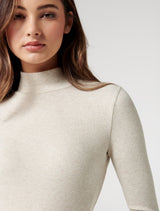 Winona Rib Long Sleeve Top Forever New