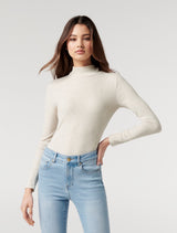 Winona Rib Long Sleeve Top Forever New