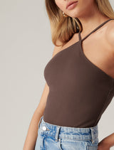 Adina Arrowneck Halter Tank Top Forever New