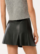 Pamela Vegan Leather Mini Skirt Forever New