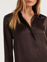 Celia Satin Shirt Forever New