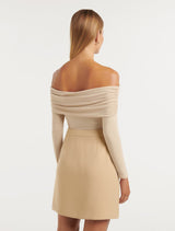 Paloma Ruched Band Bardot Top Forever New