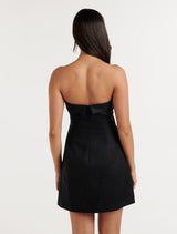 Sadie Strapless Linen Mini Dress Forever New