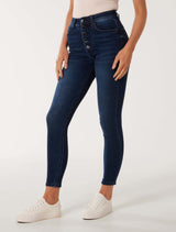 Ashley Mid-Rise Ankle Skinny Jeans Forever New
