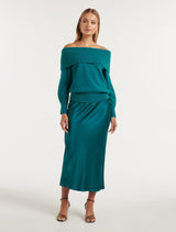 Renee Brushed Bardot Knit Jumper Forever New