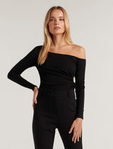 Allira Asym Cut Out Top Forever New