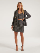 Camilla Boucle Mini Skirt Forever New
