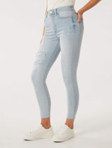 Ashley Mid-Rise Ankle Skinny Jeans Forever New