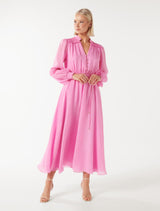 Anita Long-sleeved Midi Dress Forever New