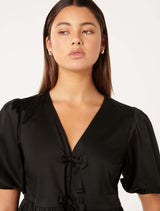 Arabelle Cotton Tie Front Blouse Forever New
