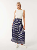 Paige Printed Wide Leg Pants Forever New