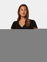 Yara Flutter Sleeve Lace Top Forever New