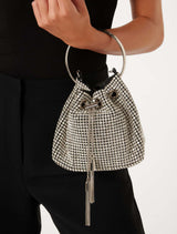 Skylah Sparkle Metal Handle Bag Forever New