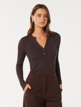 Julianna Henley Button Front Top Forever New