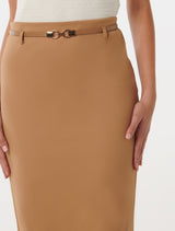 Dina Belted Pencil Skirt Forever New