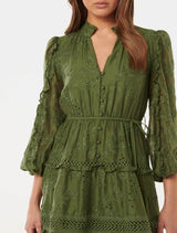 Ivana Trim Detail Mini Dress Forever New