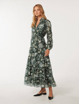 Jessie Button Down Midi Dress Forever New